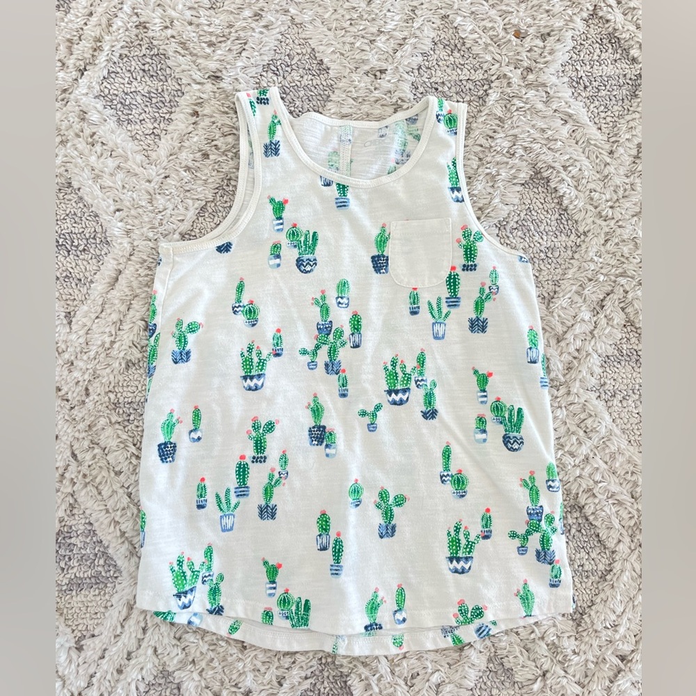 Cactus Pattern Tank